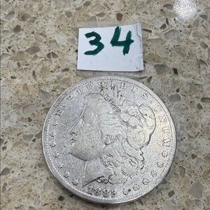 #34 - 1882 Silver Morgan Dollar - Classic Silver Coin